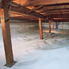 A sealed, encapsulated crawl space in Lansing.