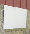 head-on view of one of our doors installed in Apalachin for crawl spaces