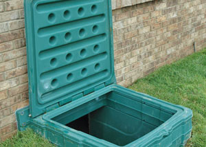lockable crawl space access door installed in Elmira
