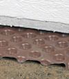 crawl space insulation installed in Lansing over our extra large drainage matting
