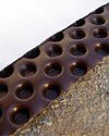 Crawl space drainage matting in a home in Lansing, New York