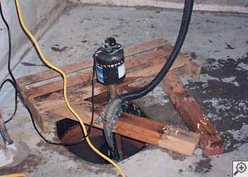 A Port Crane sump pump system that failed and lead to a basement flood.