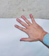 closeup of a plastic basement wall covering on concrete in Freeville
