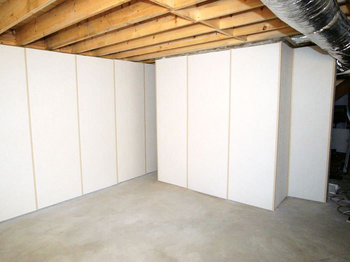 Zenwall Insulated Basement Wall Panels Installed In New York Panel System Fiberglass Insulated Basement Wall In Windsor Ny